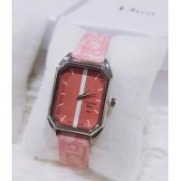 ราคา นาฬิกา Dior สายหนังสีชมพู (15941318070)