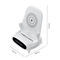 ราคา ที่ชาร์จไร้สาย แท่นชาร์จโทรศัพท์ไร้สาย Fast Wireless Charger Stand ชาร์จเร็ว ขาตั้งโทรศัพท์มือถือ แบบไร้สาย เครื่องชาร์จไร้สาย Mini Chair Wireless Charger Phone Holder A104 (20697612314)