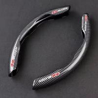 ราคา Honda Mugen ฝาครอบพวงมาลัยพวงมาลัยรถยนต์คาร์บอนไฟเบอร์เคสกันลื่นพวงมาลัยสำหรับ Honda Brio ซิตี้ซีวิค CRV HRV BRV Accord Mobilio WRV Odyssey Freed Jazz (20343572654)