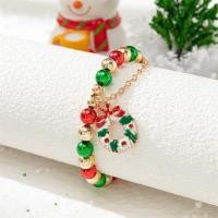ราคา สร้อยข้อมือลูกปัดคริสต์มาสสำหรับผู้หญิงผู้ชายแฟชั่นซานตาคลอสเกล็ดหิมะต้นคริสต์มาสพู่สร้อยคอแบบจี้ห้อยมิตรภาพเครื่องประดับของขวัญ (20391564365)
