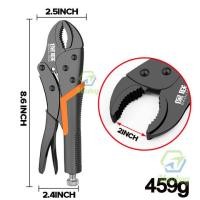 ราคา ปากกลม คีมล็อค คีมล็อคเบอร์ 92 คีมล็อคKinzo 55 คีมล็อค คีมล็อค เนื้อเรียบ ด้ามจับแข็งแรง Montools มีประสิทธิภาพมากกว่า (20951997374)