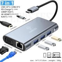 ราคา CERASTES USB C HUB Dock Station HUB USB 3 0ประเภท C ไปยัง HDMI อะแดปเตอร์ USB Splitter สำหรับ Macbook pro Air แล็ปท็อป PC (21170532521)