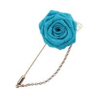 ราคา เข็มกลัด รูปดอกไม้ สําหรับติดเสื้อสูท งานแต่งงาน Mens Suit Rose Flower Brooches Canvas Fabric Ribbon Tie Lapel Pin Badge With Tassel Chain Men Wedding Boutonniere Brooch (19308533739)