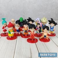 ราคา โมเดล Dragonball ดราก้อนบอล ชุด 13 ตัว ยกชุด รวมตัวละครตอนเด็ก สูงประมาณ 7 8 cm (12867199128)