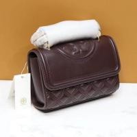 ราคา 2023 new Tory Burch Fleming Series Small Dual use Smooth Leather Single Shoulder Bag Crossbody Bag (20015793656)