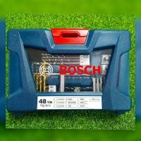 ราคา BOSCH ชุดดอกสว่าน รุ่น V LINE TITANIUM Set 48 ชิ้น รวมดอกสว่านเจาะเหล็ก ไม้ คอนกรีต ดอกไขควง ดอกสว่าน จัดส่ง KERRY (10463664376)