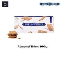 ราคา จูลส์ เดสทรูปเปอร์ อัลมอนด์ ทินส์ บิสกิตจากเบลเยี่ยม Jules Destrooper Almond Thins ขนาด 100 กรัม g BBE 26 01 2024 (20474180015)