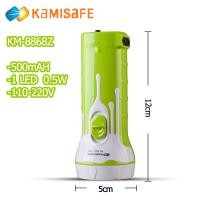ราคา TSM รุ่น KM 8868Z ไฟฉายเล็กสว่าง KAMISAFE แบบชาร์จไฟ 500mAHแบบพกพา ไฟเดินป่า ปรับไฟได้ 2 ระดับ miniไฟฉุกเฉิน (20558200295)