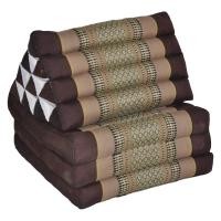 ราคา Three Fold Thai Cushion 50x167x26 cm LxWxH 100 Natural Kapok Filling Foldable Thai Mat with Triangle Cushion Headrest Thai Pillow หมอนขิด หมอนสามเหลี่ยม สิบช่องสามพับ ลายขิดผ้าไทย (20950370774)