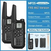 ราคา วิทยุสื่อสาร Baofeng ขนาดเล็ก2ชิ้น PMR446 MP25วิทยุ FRS Type C ที่ชาร์จ USB แบบพกพาได้ระยะไกลวิทยุ2ทางสำหรับร้านอาหารตั้งแคมป์ (21171166631)
