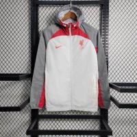 ราคา Liverpool coat windbreaker 23 24 hooded training suit long sleeved pre match sports jacket windproof football uniform (20827520367)