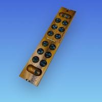 ราคา เกมไม้หมากหลุม หมากขุม เกมกระดานหมากหลุมเล็กลูกแก้ว Kalaha size S ของเล่นไม้ ของเล่นไม้เสริมพัฒนาการ ของเล่นไม้ฝึกสมอง wooden family board games (16960927187)