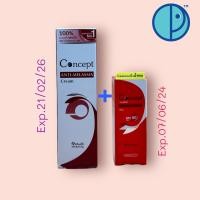ราคา Concept Anti Melasma Cream ช่วยลดเลือนฝ้า กระ จุดด่างดำ ขนาด 24 กรัม ครีมกันแดด 5 กรัม (20768704058)