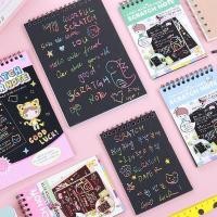 ราคา สมุดขูดสีรุ้ง สมุดวาดภาพสีรุ้ง สมุดวาดเขียนสีรุ้ง สมุดวาดภาพแบบขูด สมุดกระดาษดำสีรุ้งแบบขูด DBA189 (19805671354)