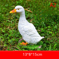 ราคา nappa รูปปั้นเป็ดทำจากเรซินประดับรูปสัตว์จำลองสวนกลางแจ้งรูปปั้นตกแต่งสวน (20107810740)