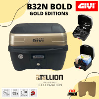 ราคา ลดสูงสุด 200 เก็บโค้ด MIDDAY20 กล่องท้าย GIVI B32GOLD 2M ความจุ 32 ลิตร (19453085340)