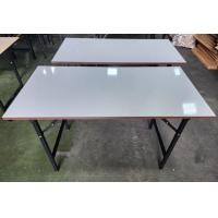 ราคา โต๊ะพับหน้าเมลามีน ผิวหน้ากันน้ำ ขนาด 60x120x75 ซม โต๊ะพับมาตราฐาน โต๊ะกินข้าว โต๊ะวางคอม โต๊ะประชุม โต๊ะทำงาน ขนาด 60x120x75 ซม (20576505993)