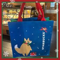 ราคา Starbucks Christmas 2023 tote bag สตาร์บัคส์ ถุงผ้าลาย คริสมาสต์ 2023 ของแท้ (20998281564)