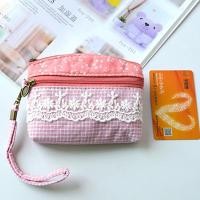 ราคา กระเป๋าใส่เหรียญผ้าคอตตอนแท้กระเป๋าคลัทช์มินิสำหรับผู้หญิงกระเป๋าใส่ผ้าอนามัยกระเป๋าใส่กุญแจเหรียญกระเป๋าใส่ผ้าเช็ดตัวใบเล็ก (9871915312)