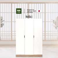 ราคา Kawa ส่งฟรี ตู้เสื้อผ้าบานเปิด รุ่น Miki สีขาว 200x60x120 ตู้เสื้อผ้า ตู้เสื้อผ้าญี่ปุ่น สไตล์โมเดิร์น (21058345539)