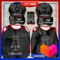 ราคา หุ้มเบาะรถยนต์ ลายแบร์บริค BEARBRICK สีดำตัดขอบแดง เท่มากลายนี้ (20716791773)