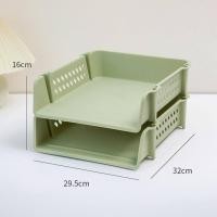 ราคา atroom ชั้นวางเอกสาร ถาดวางเอกสาร ขนาดA4 แบบเรียงซ้อน เป็นชั้น ชั้นวางของ ชั้นวางกระดาษ A4 (20561026510)