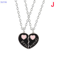 ราคา Lowest price SUTAI 2pcs Rainbow Fashion Best Friends น้ำผึ้งรักคู่จี้สร้อยคอ BFF Gift HO (19888200188)