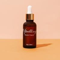 ราคา ส่งฟรี Spelling Serum Vitc สเปลลิ่งเซรั่ม เซรั่มวิตซี สลิปปิ้งมาร์ค สำหรับผู้มีปัญหาสิว ฝ้า กระ จุดด่างดำ 2 ชิ้น แถม สบู่วิตามินซี 30 g 1 ก้อน (21035756643)