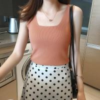 ราคา เสื้อกล้ามหญิง ผ้ายืดตามขนาดตัว เสื้อแขนกุด คอเหลี่ยม เสื้อกล้ามคอเหลี่ยม สไตล์เกาหลี เสื้อยืดแขนกุดผู้หญิง พร้อมส่งจากไทย (16523024178)
