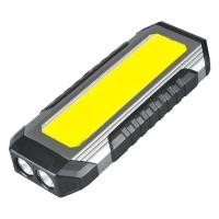 ราคา ไฟฉาย LED ทรงกระบอกไฟฉายอเนกประสงค์พร้อมไฟฉายแม่เหล็กฉุกเฉินตะเกียงตั้งแคมป์ชาร์จ TYPE C กันน้ำสำหรับอุปกรณ์กลางแจ้ง (20768124828)