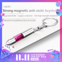 ราคา LANG Anti Static keychain Car Body STATIC eliminator discharger แท่งป้องกันไฟฟ้าสถิตย์พวงกุญแจแบบพกพา eliminator High Voltage Portable Key Ring Accessories (20803530217)