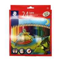 ราคา สีไม้ลูน่า รุ่น 12 24 36 48 สี ด้ามยาว ยี่ห้อ Staedtler 1 กล่อง (16352481443)