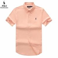 ราคา Original Ralph Lauren shirt short sleeve white color male High End wearing of formal put for special work slim size trend Oxford Paul shirt short sleeve (19720350630)