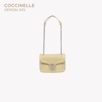 ราคา COCCINELLE กระเป๋าสะพายผู้หญิง รุ่น MARVIN TWIST CROCO SHINY SOFT CROSSBODY BAG 150201 สี SILK (21018638923)