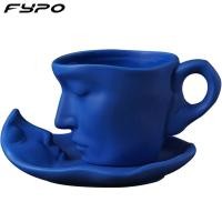 ราคา Fypo แก้วกาแฟเซรามิคแปลกใหม่พร้อมที่จับถ้วยกาแฟนมถ้วยกาแฟสไตล์ยุโรปโบราณรูปปั้นถ้วยออกแบบและชุดจานรอง (18324312967)