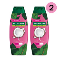 ราคา 350 ml Palmolive shampoo moisture แชมพูสระผมผสมครีมนวด Palmolive ปาล์มโอลีฟ เนเชอรัล อินเทนซีฟมอยซ์ ขวดชมพู (20790925716)