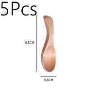 ราคา Free Shipping 5Pcs ช้อนไอศกรีมครัวเรือนทำจากไม้ด้ามจับไม้แบบสั้นเครื่องมือทำครัวช้อนเครื่องปรุงชุดชาขนาดเล็ก (20271832765)