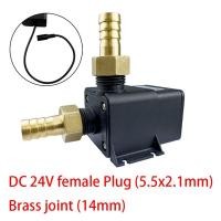 ราคา ปั๊มน้ำขนาดเล็ก DC 12V 19W 800L ชม มอเตอร์แบบไร้แปรงถ่าน Air mancur kolam ปั๊มน้ำสำหรับตู้ปลาสวน (21171233386)