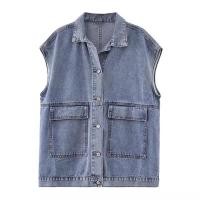 ราคา SODSAI พร้อมส่ง เสื้อกั๊ก เสื้อแขนกุด แจ็คเก็ต ผ้ายีนส์ แฟชั่นเกาหลี สไตล์เกาหลี กันแดด (20981186521)