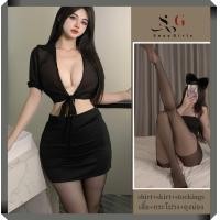 ราคา S G ชุดนอนเซ็กซี่ ชุดนอนเลขาสาวสุดเซ็กซี่ การปรับเปลี่ยนหน้าอก สาวออฟฟิศ บทบาทสมมติในสำนักงาน H5020 (20024146363)
