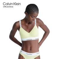 ราคา CALVIN KLEIN เสื้อชั้นในผู้หญิง Modern Cotton ทรง Lght Lined รุ่น QF7059 SLM สี Lemon Yellow (20254324177)