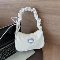 ราคา Chaichaishop พร้อมส่ง ? ? ? ? ? ? ? ? กระเป๋าสะพายไหล่ ปักลายกระต่ายหัวใจ น่ารักมาก สายย่น รูดปรับสายผูกเปนโบว์ แมทช์ง่าย (20888965054)