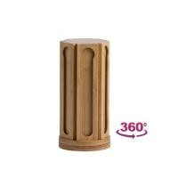 ราคา ชั้นไม้เก็บแคปซูลกาแฟแบบหมุนได้ Bamboo Nespresso Capsule Rotating Rack ที่วางแคปซูลกาแฟ เนสเพรสโซ่ ชั้นแคปซูล (12509283579)