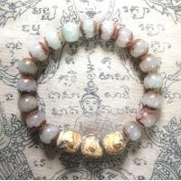 ราคา ประคำข้อมือ วรรณะ หยกขาว ประคำพระสมเด็จม้วน หยกแก้วมณีโชติ สมเด็จโต เม็ดประคำ 10 มิล สร้อยลูกปัดหินหยก กำไลข้อมือ หยก มวลสาร ศักดิ์ สิทธิ์ สร้อยยืดได้ (19434023676)