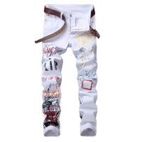 ราคา 2024 Denim Pants Mens Designer MOTO White Black BIKE Straight Jeans MenS 28 38 40 42 Autumn Spring HIP HOP Punk Rock Streetwear Trouers MMJ0003 (14816548873)