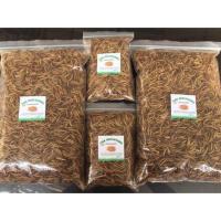 ราคา อาหารเสริมสัตว์เล็ก หนอนนกอบแห้ง Dried Mealworms คัดอย่างดี ไม่ปรุ่งแต่งสีและกลิ่น Pet ชูการ์หนูแฮมเตอร์เม่นแคระนก (13068814692)