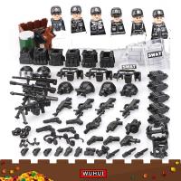 ราคา Wuhui 6 ชิ้น SWAT ทหารกองทัพ ww2 minifigures ของเล่นอาคารชุดเลโก้ของเล่นสำเร็จรูปกองทัพเรือซีลกองกำลังพิเศษทีมทหารอาคารอิฐสำหรับเด็กก่อนวัยเรียนเด็กอายุ 3 Kids Toys เข้ากันได้กับทุกยี่ห้อ (20247846677