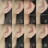ราคา มินิมอลสีพิงค์โกลด์68 ต่างหูมินิมอลแบบติดหู ราคาต่อ1คู่ พร้อมแป้น ทับหลัง แบบโลหะทุกคู่ (21081484592)