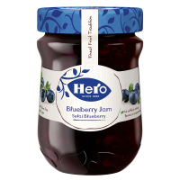 ราคา ฮีโร่ แยม รส บลูเบอร์รี่ 340 กรัม Hero Blueberry Jam 340g (20335397985)