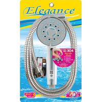 ราคา ส่งฟรี Elegance ชุดฝักบัว อาบน้ำ สมาร์ทไวท์ ฝักบัว สามารถปรับระดับได้ 3 ระดับ สายฝักบัวสแตนเลส 1 2 เมตร (1720160003)